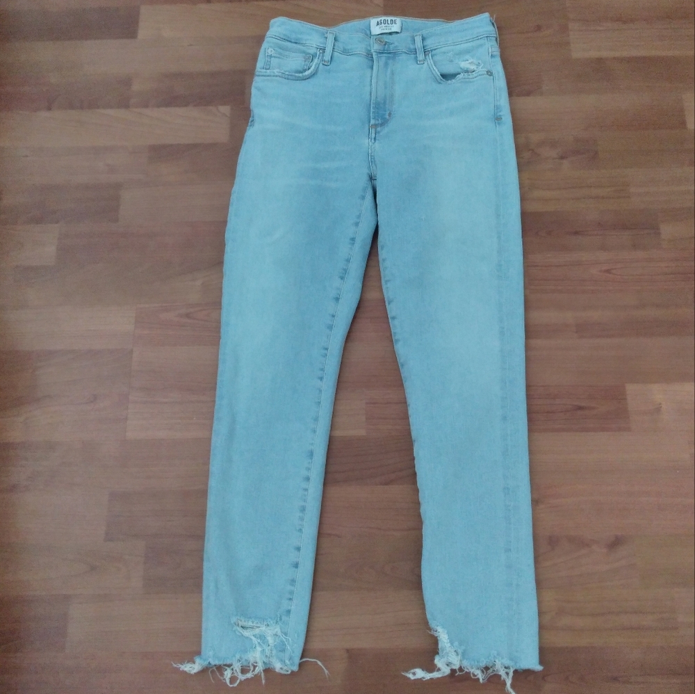 AGOLDE Sophie High Rise Skinny Crop Jean